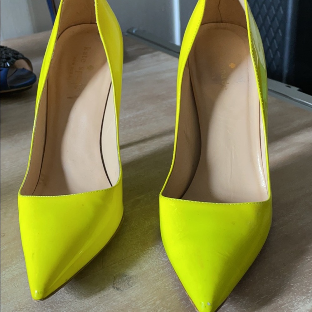 Kate spade neon size 8 pumps